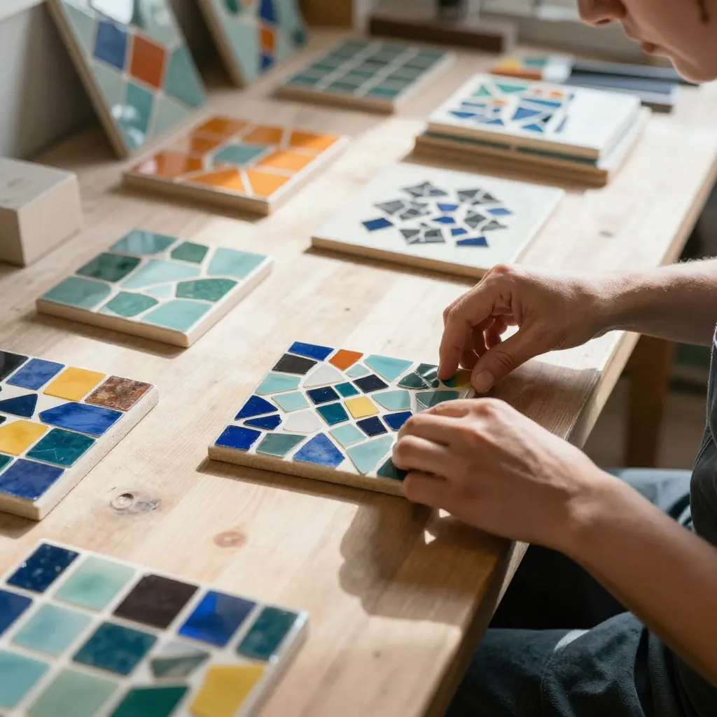 Iriserende skjell materiale